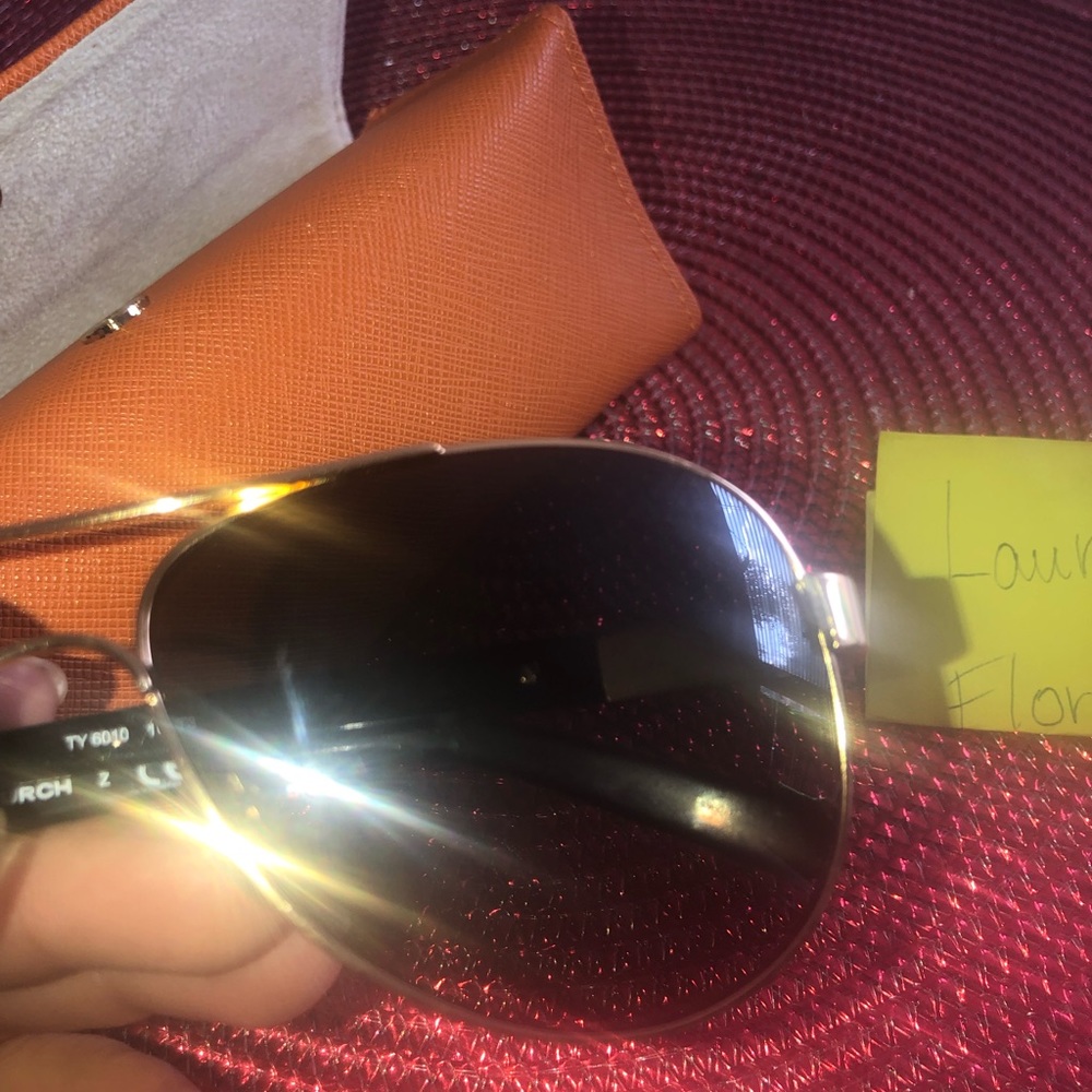 Tory Burch polarized aviator sunglasses